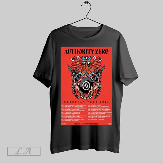 Top Poster Authority Zero European Tour 2025 July 12 Barcelona Es Sala Razzmatazz 3 T Shirt Sweatshirt Hoodie Shirt