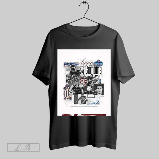 Top Texas Am Football A Look Back At Aggies In The Combine Nfl Scouting Combine Kyle Filed College Station Texas Poster Shirt
