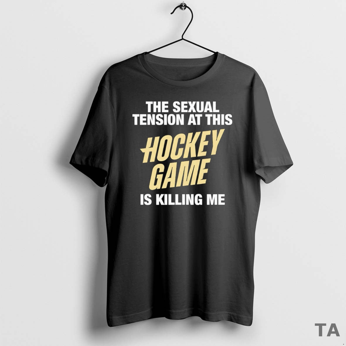 Top Sexual Tension This Hockey Game Is Killing Me T-Shirts, Hoodie, Sweatshirt