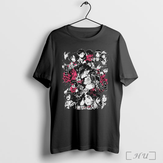 Trending Attack On Titan Mikasa Eren And Mikasa Girl Anime Aot Graphic T Shirts Sweatshirt