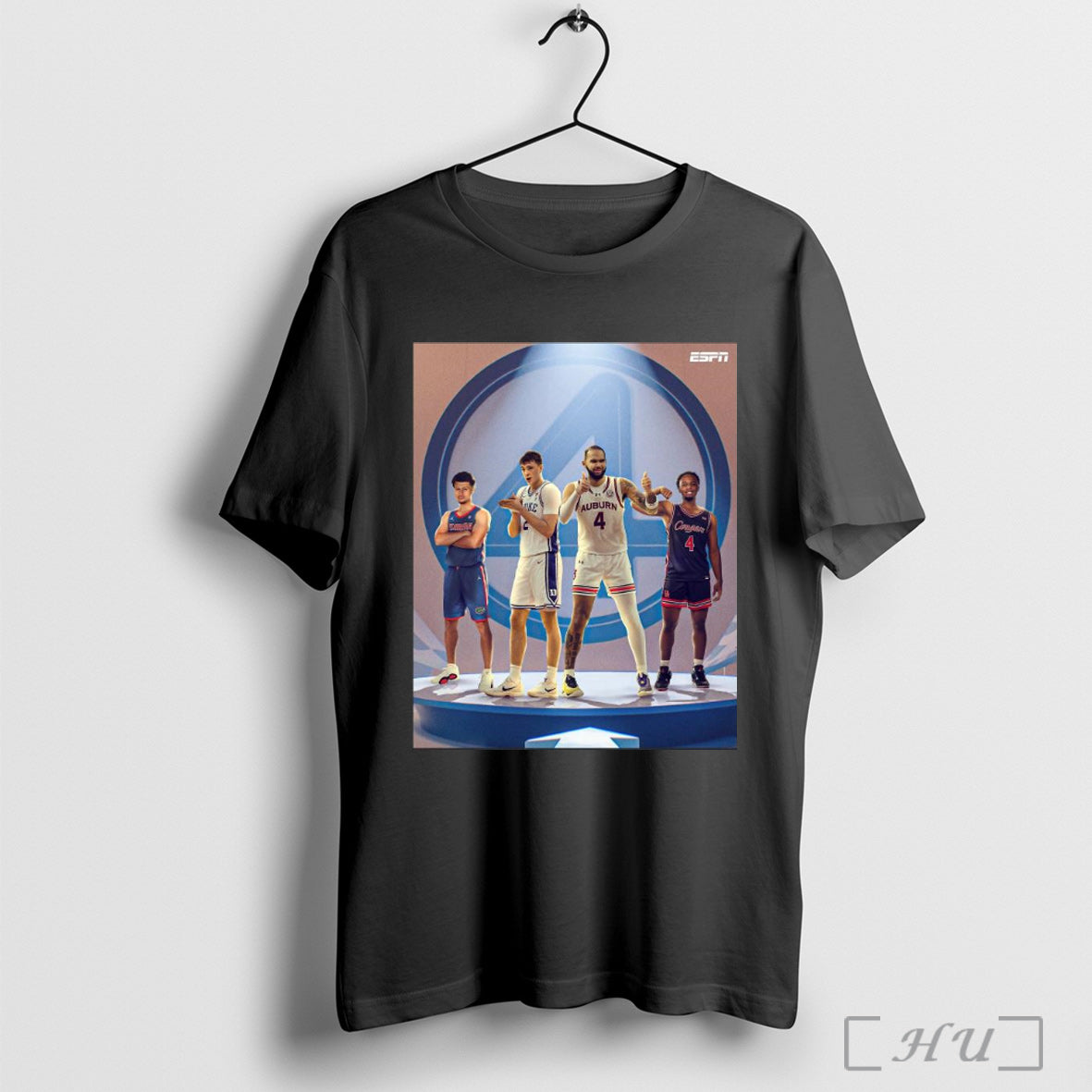 Trending Florida Gators Duke Blue Devils Auburn Tigers Cougars Basketball Ncaa And Then There Were 4 Poster T Shirt Sweatshirt