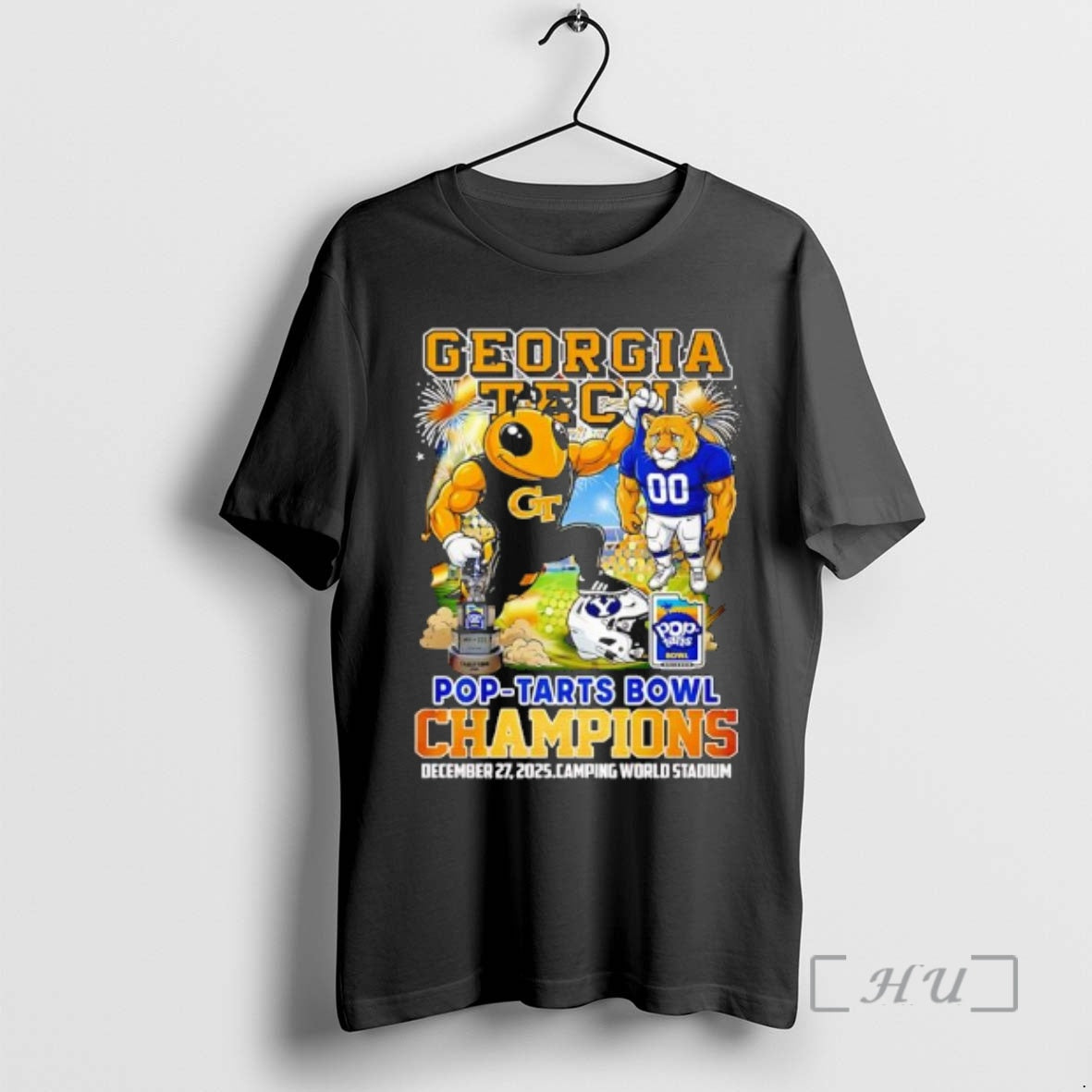 Trending Georgia Tech Vs Byu Cougars Pop Tarts Bowl Champions December 27th 2025 Camping World T-Shirts, Hoodie, Sweatshirt