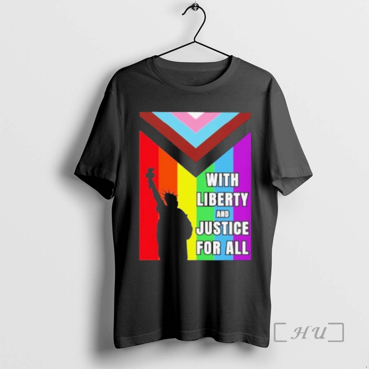 Trending Liberty Statue Liberty Justice All Pride Flag T-Shirts, Hoodie, Sweatshirt