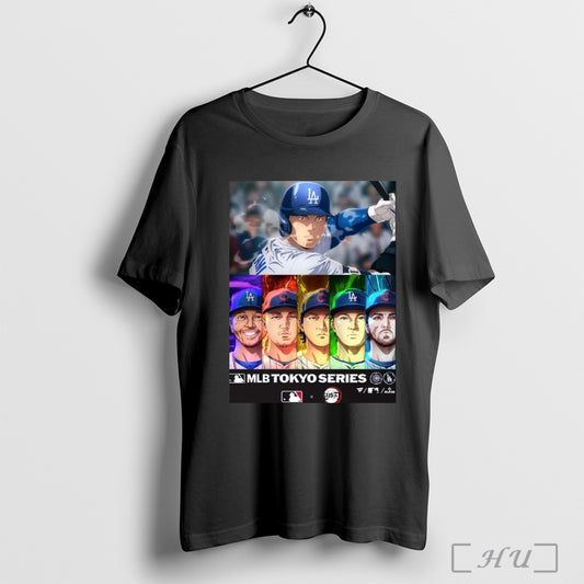 Trending Mlb X Demon Slayer Collaboration Los Angeles Dodgers Vs Chicago Cubs Players Tokyo Series Opening Game Anime T Shirt Sweatshirt