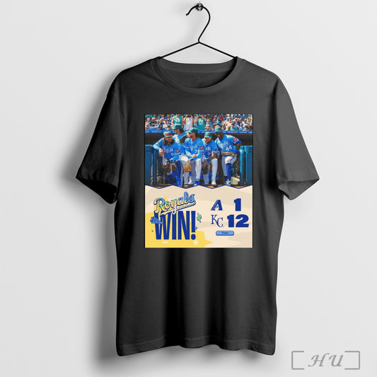 Trending Poster Kansas City Royals Baseball Win 12 1 Arizona Diamondbacks Final Score March 17 2025 T Shirt Sweatshirt