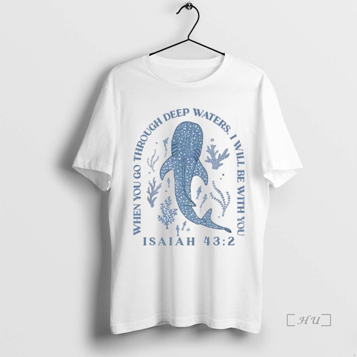 Trending Whale Shark When You Go Through Deep Waters I Will Be With You Isaiah T-Shirts, Hoodie, Sweatshirt | TeeSparky.com