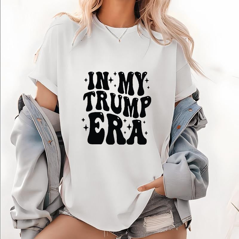 Trendy "In My Trump Era" Graphic Tee for Bold Supporters Hoodie Sweatshirt | TeeSparky.com