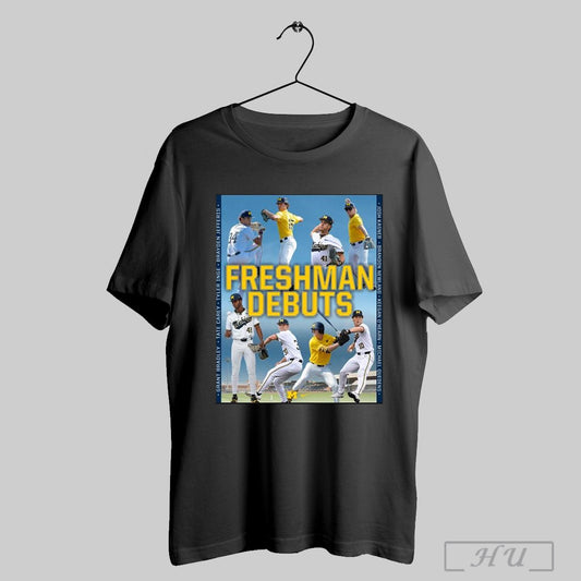 Trendy Congrats To Michael Quedens Tyler Inge Grant Bradley Michigan Baseball Freshman Debuts Poster T Shirt Sweatshirt