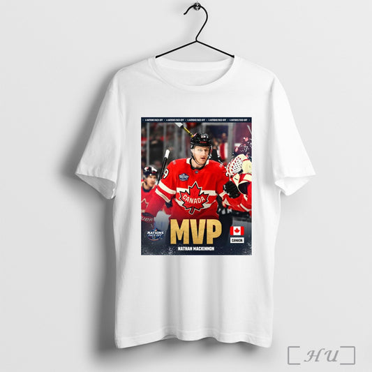 Trendy Nathan Mackinnon Is The Most Valuable Player Of The 4nations Face Off Poster T Shirt