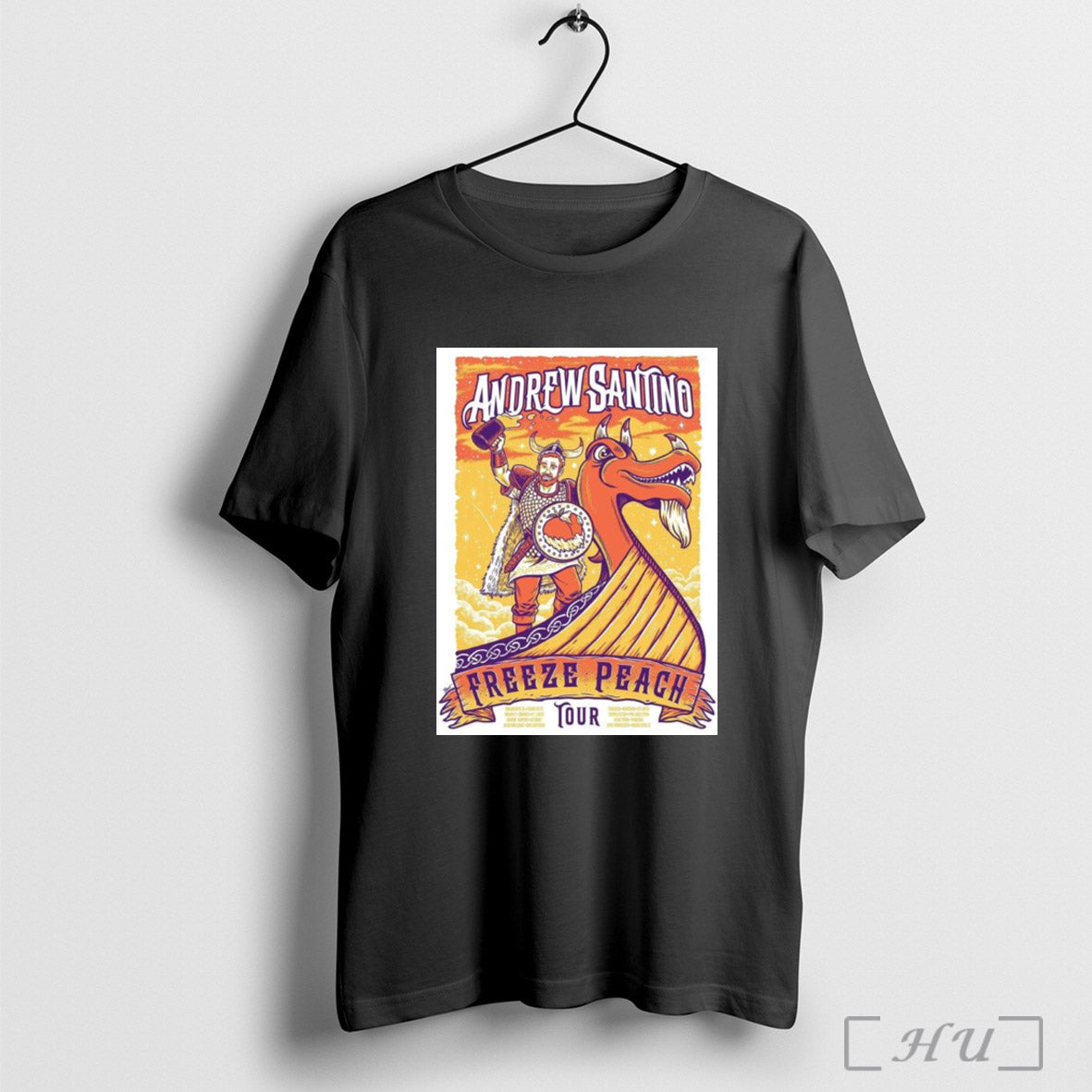 Trendy Poster Andrew Santino Freeze Peach Tour 2025 Indianapolis Charlotte Waukee Omaha St Louis Grand Rapids Detroit Shirt
