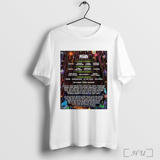 Trendy Poster Electric Forest June 19 22 2025 Rothbury Mi Justice Liquid Stranger The String Cheese Incident T Shirt Sweatshirt