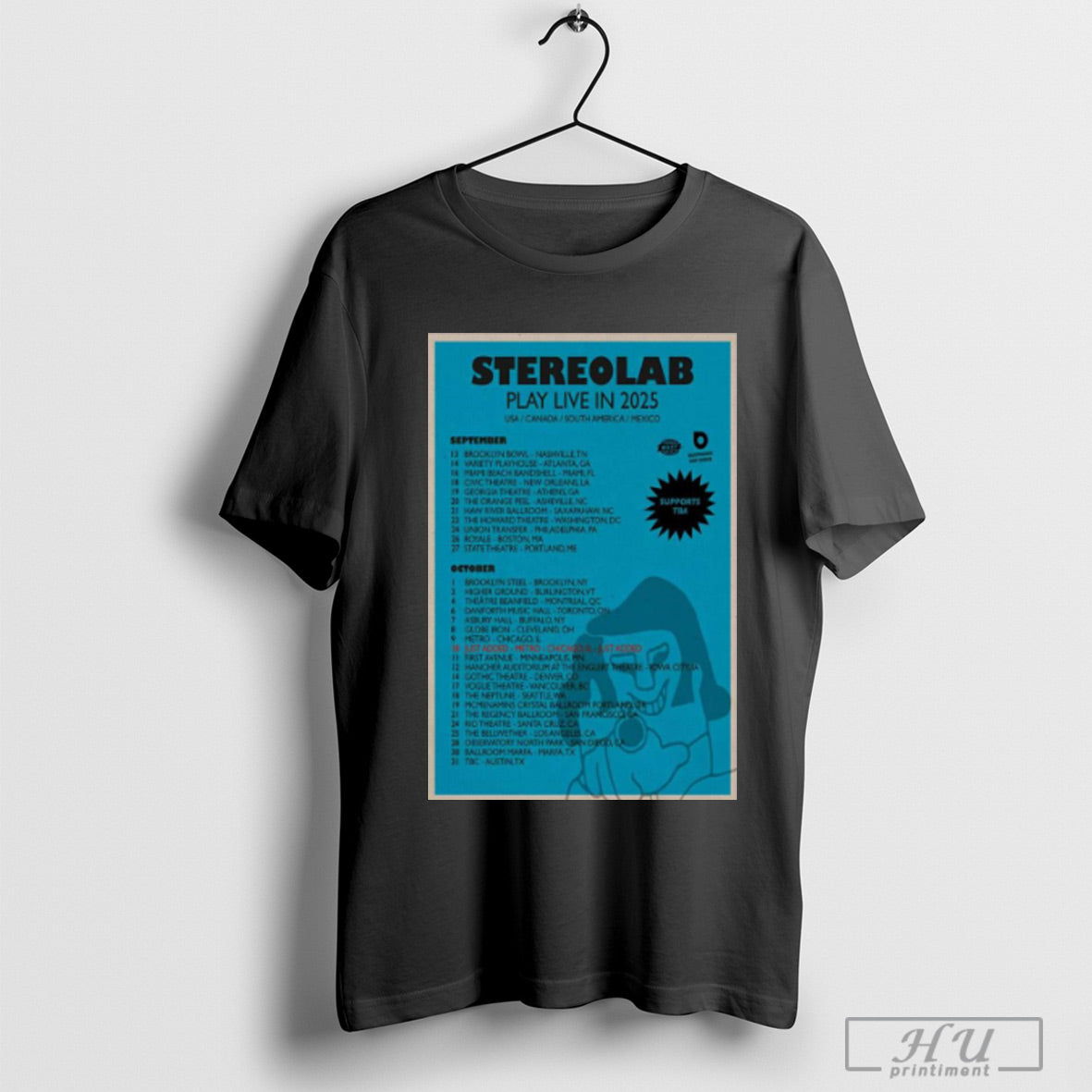 Trendy Poster Stereolab Play Live In Tour Usa Canada South America Mexico Sep Oct 2025 T Shirt Sweatshirt