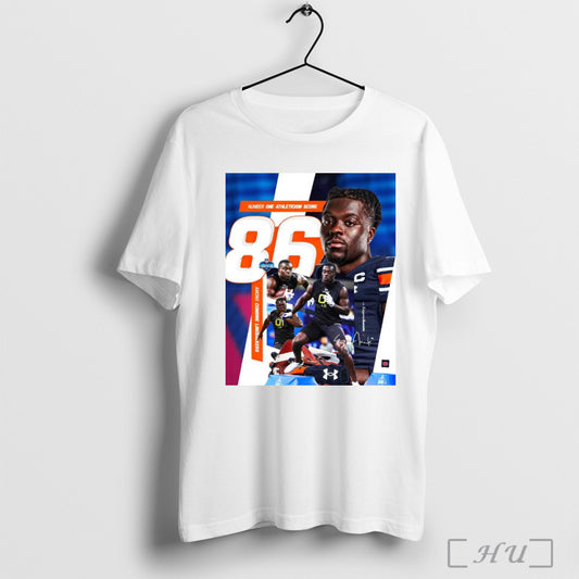 Trendy Poster Linebacker Athleticism Score At The Nfl Scouting Combine 2025 Belongs To Eugene Asante Signature T Shirt