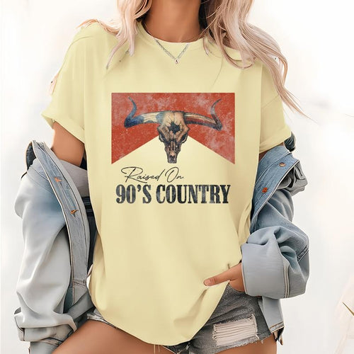 "Trendy Women's T - Shirt with a Western