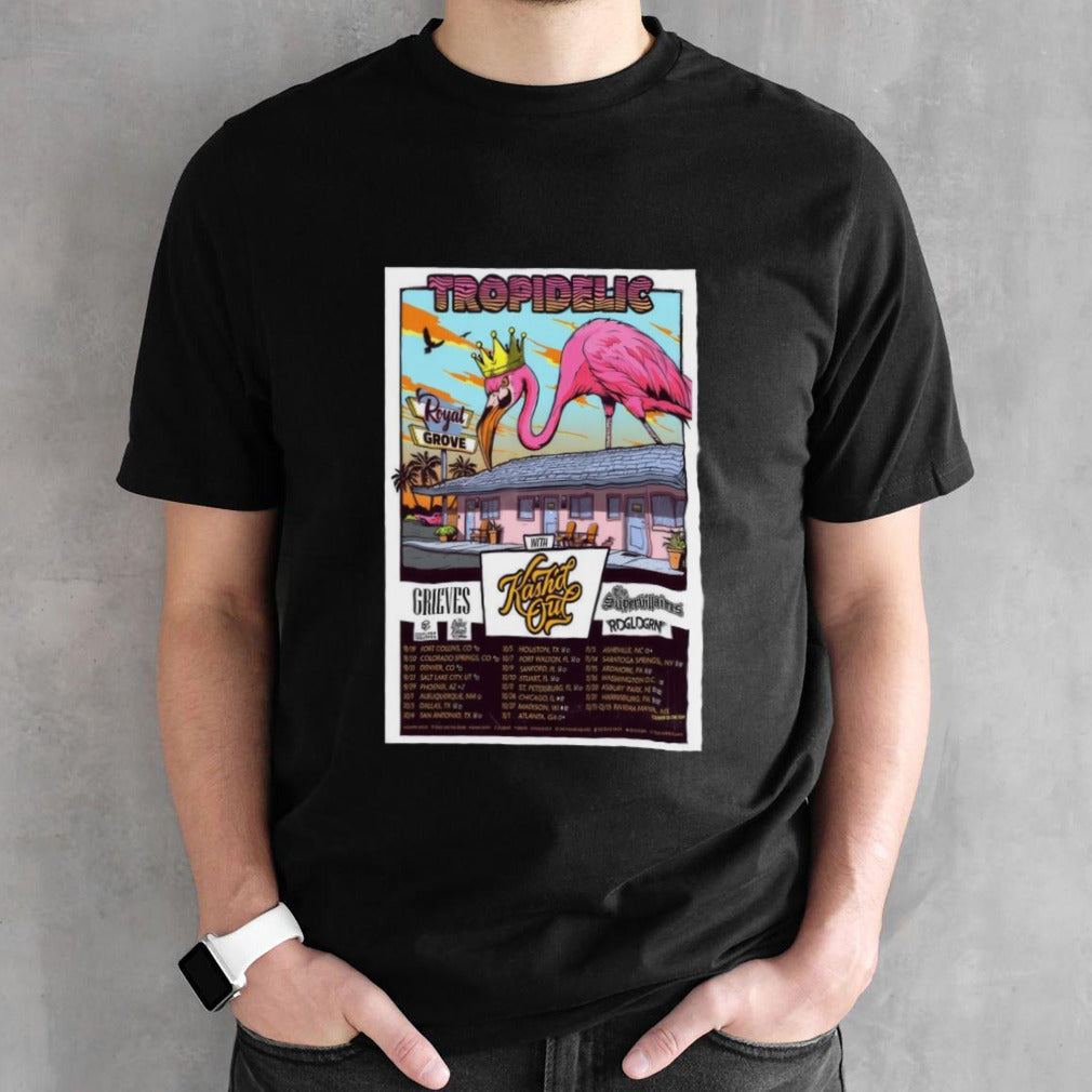 Tropidelic Album The Royal Grove 2024 Tour Poster Shirt