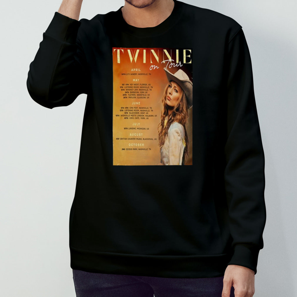 Twinnie On Tour 2024 Schedule List T-shirt