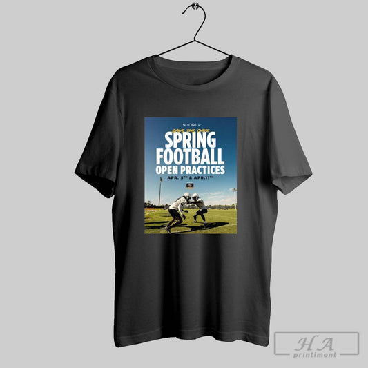 Ucf Knights Save The Date Spring Football Open Practices April 5th And April 11th 2025 Poster T Shirt
