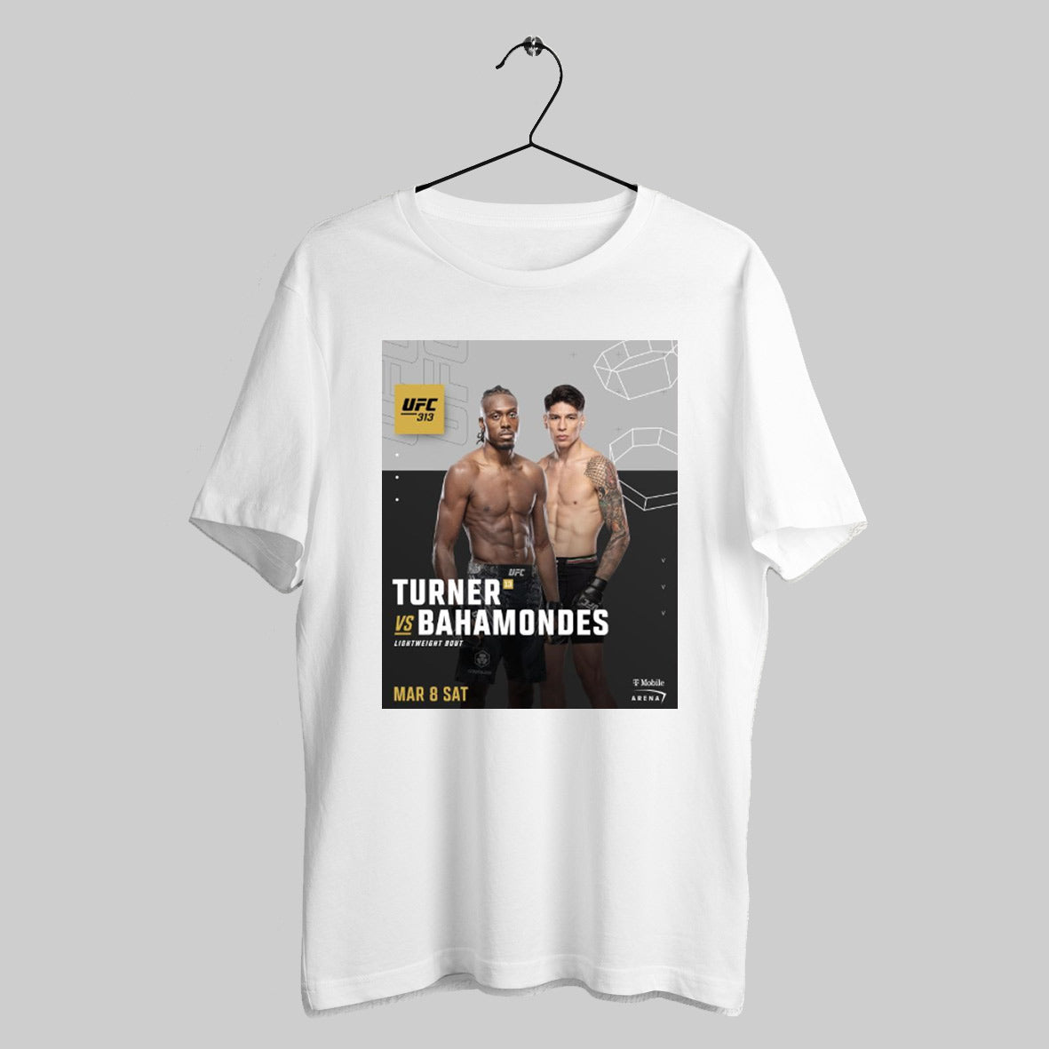 Ufc 313 Jalin Turner Vs Ignacio Bahamondes Lightweight Bout Mar 8 2025 Poster T Shirts Sweatshirt
