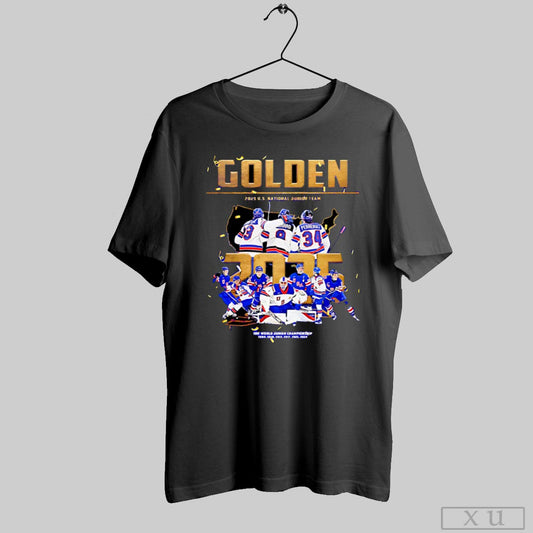 Usa Hockey Juniors 2025 Iihf World Junior Champions Graphic Team
