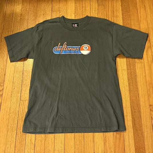 VTG 1998 Deftones Around the Fur 13 Ball Tour Concert T-Shirts, All Size Tshirt Fashion Cotton, Full Colors, Full Sizes, For Men, For Women