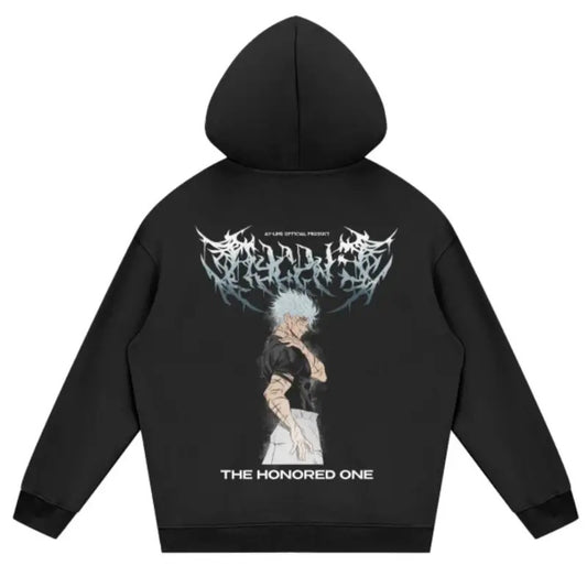 Vintage Gojo Metal Streetwear Hoodie, Anime Hoodie, Anime shirt, Manga shirt, Anime shirt Classic Cotton