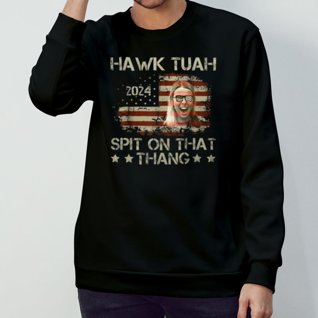 Vintage Hawk Tuah Spit On That Thing Presidential Utah T-shirt