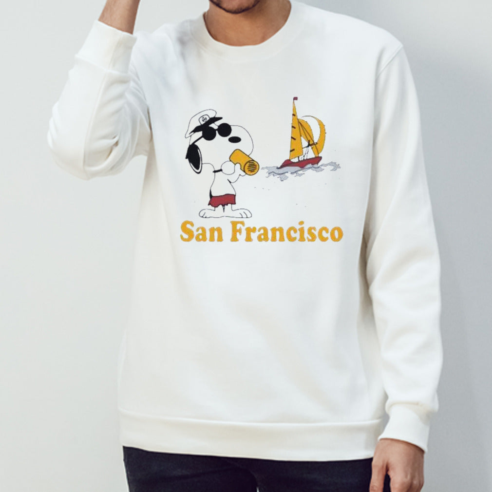 Vintage Peanuts Joe Cool Snoopy San Francisco Shirt