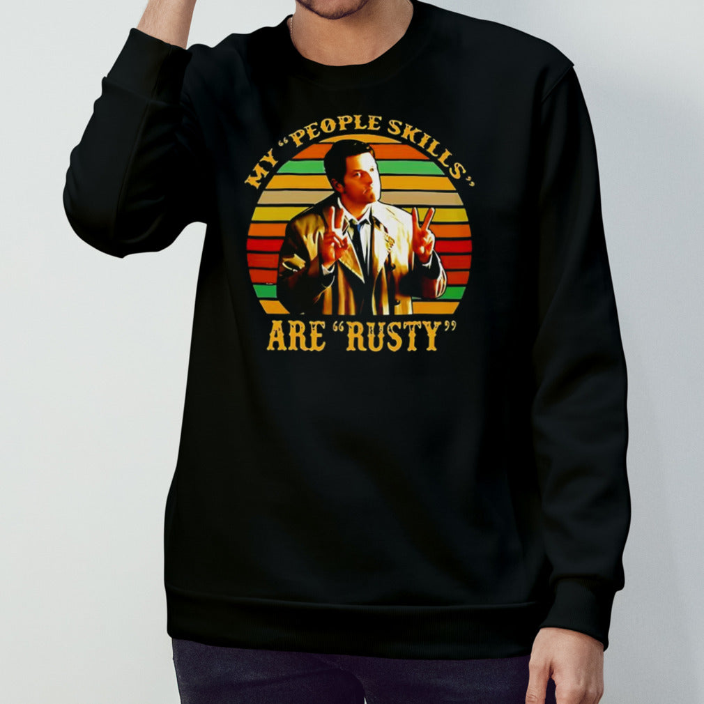 Vintage my people skills are rusty shirt