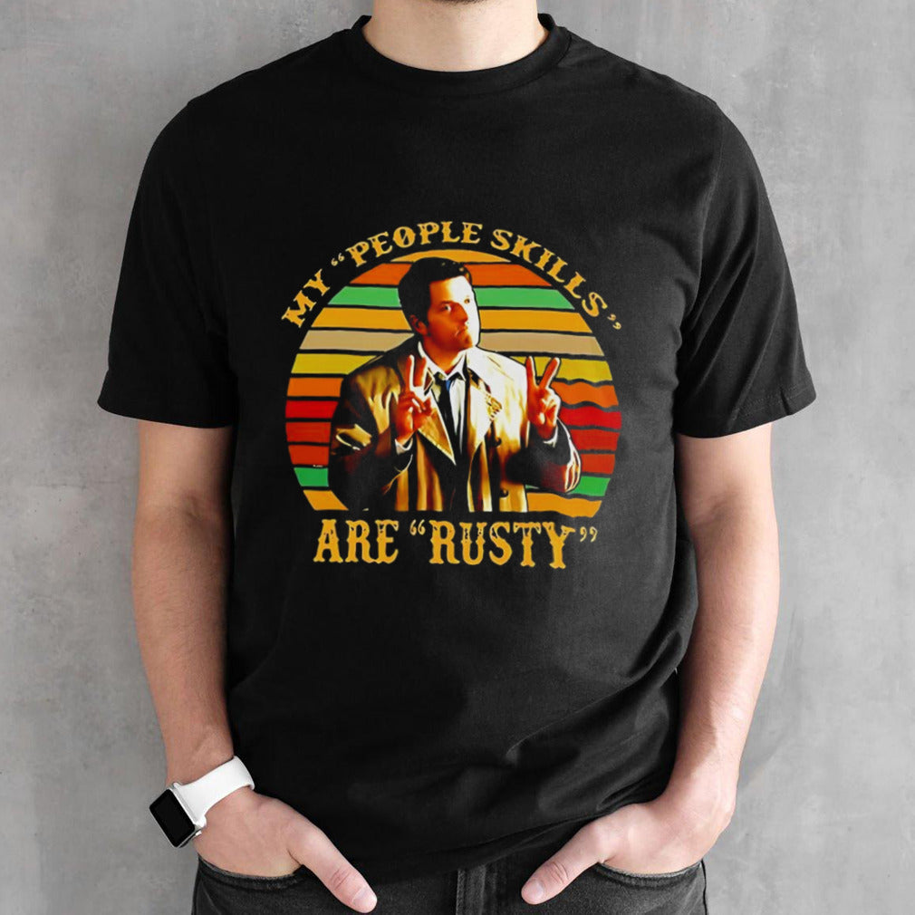 Vintage my people skills are rusty shirt