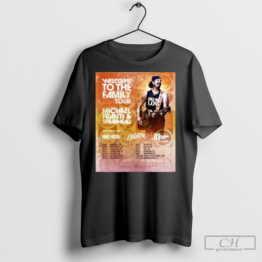 Welcome To The Family Tour Michael Franti Spearhead May 2025 Shirt Sweatshirt Poster