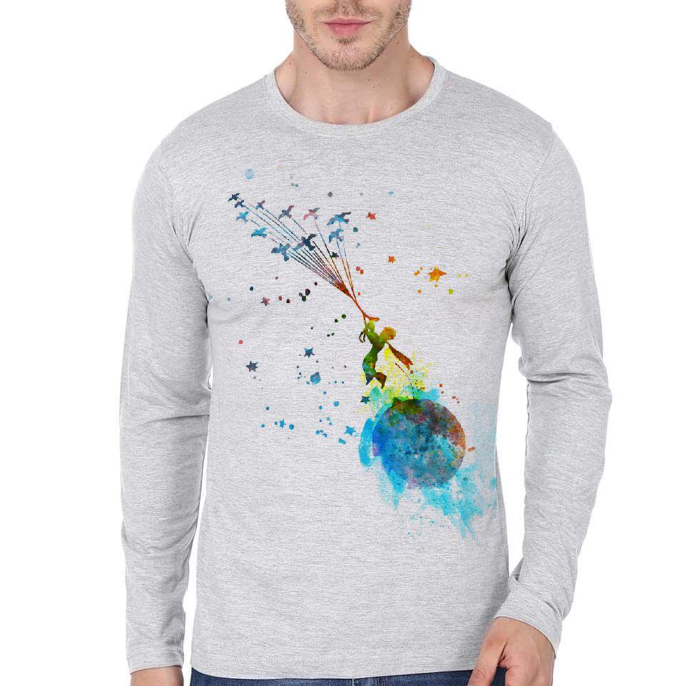 Little prince Watercolor full sleeve T-Shirt Hoodie, Sweatshirt | TeeSparky.com