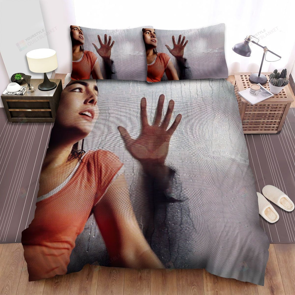 When A Stranger Calls Movie Poster Bed Sheets Spread Comforter Duvet Cover Bedding Sets 3038s