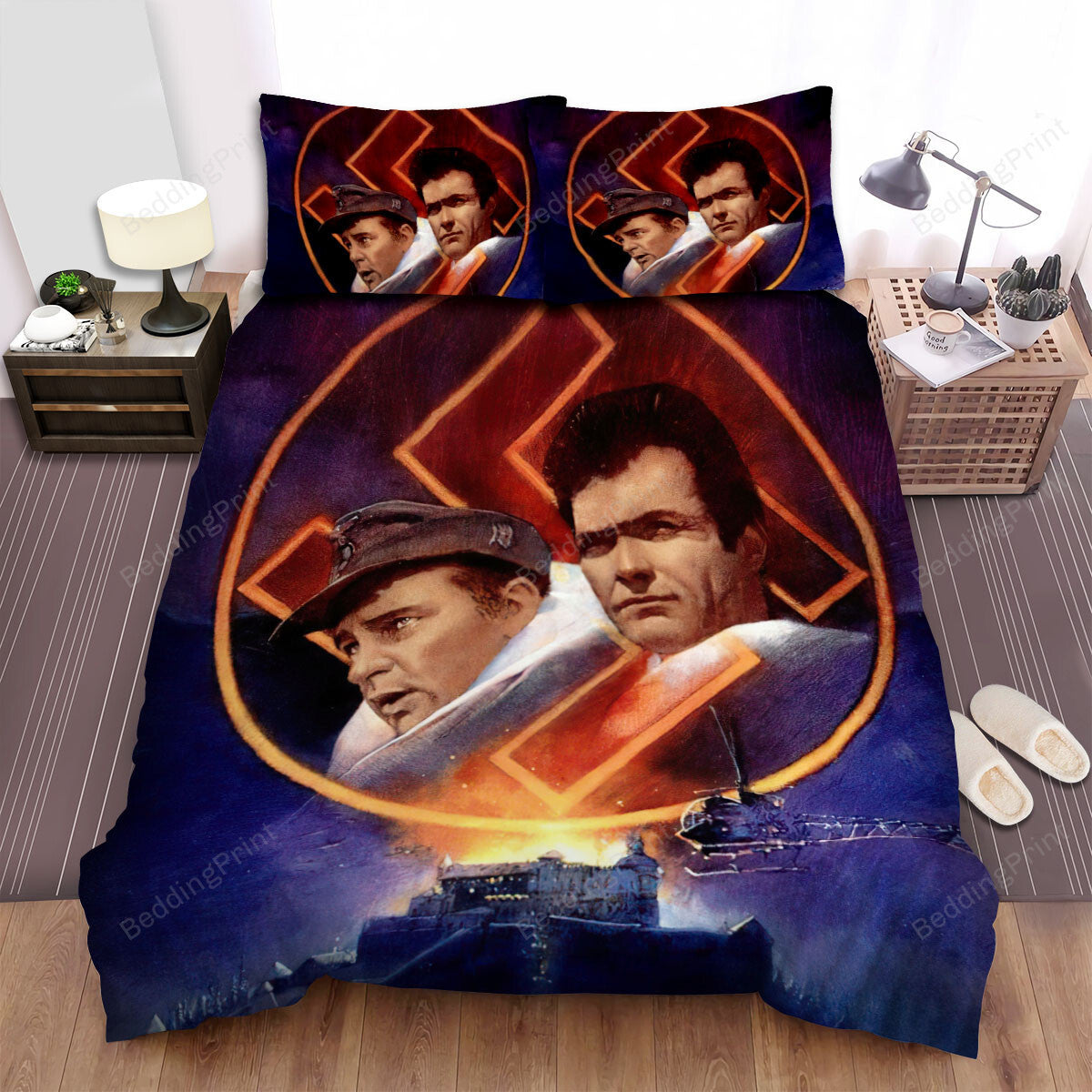 Where Eagles Dare Movie Poster 1 Bed Sheets Duvet Cover Bedding Setss