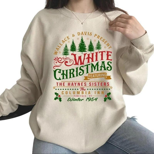 White Christmas Movie 1954 Sweatshirt, Christmas Movie Shirt, Sisters Sisters White Christmas Hoodie, Gift For Xmas Movie Tee Sweatshirt Hoodie