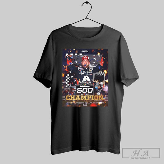 William Byron 2025 Daytona 500 Champions Poster T Shirt