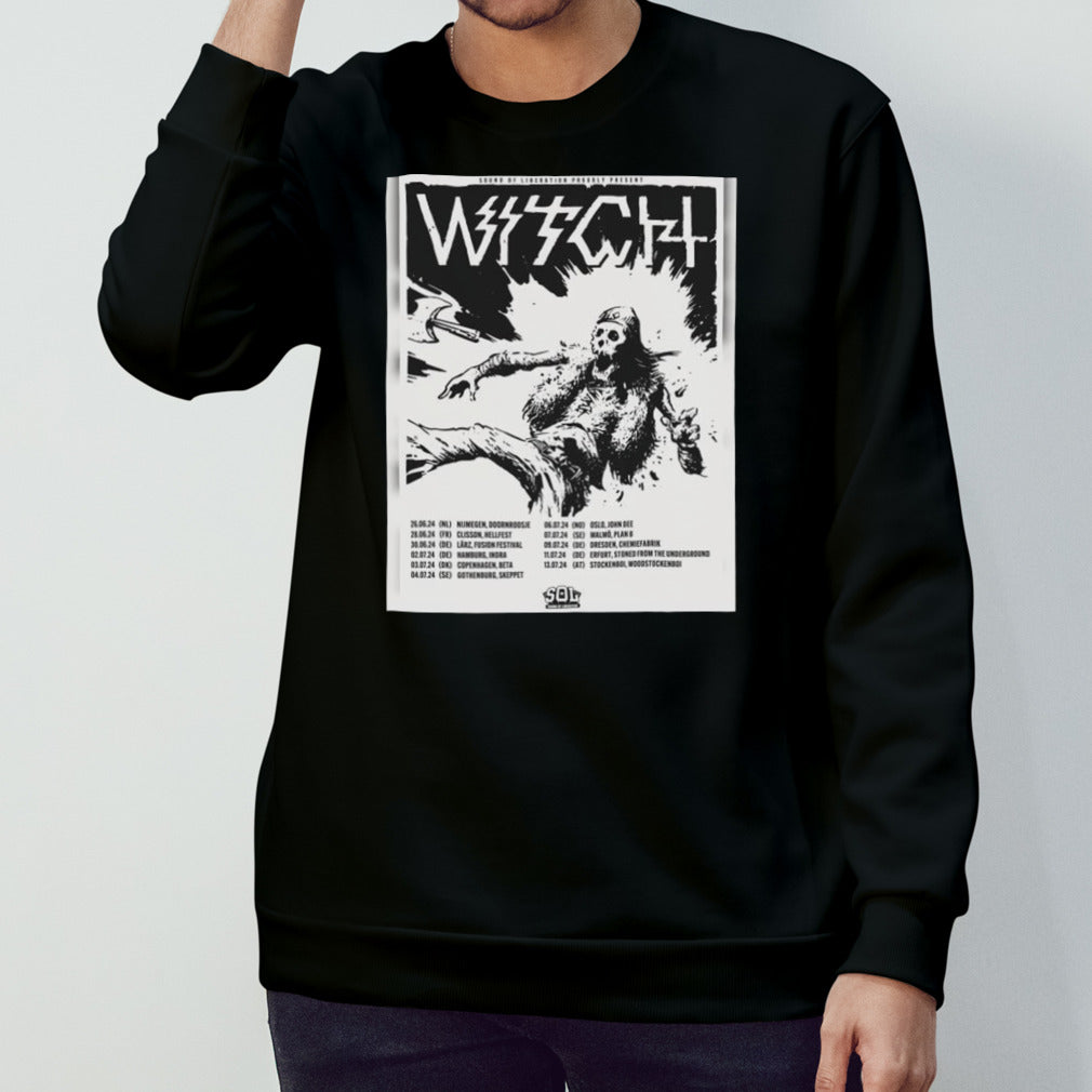 Witch Sound Of Liberation Proudly Present Tour 2024 T-shirt
