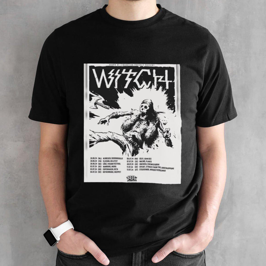 Witch Sound Of Liberation Proudly Present Tour 2024 T-shirt