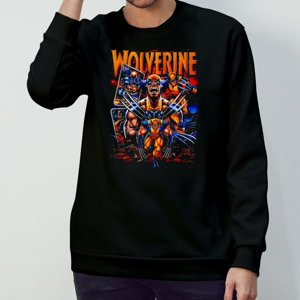 Wolverine claws out graphic shirt