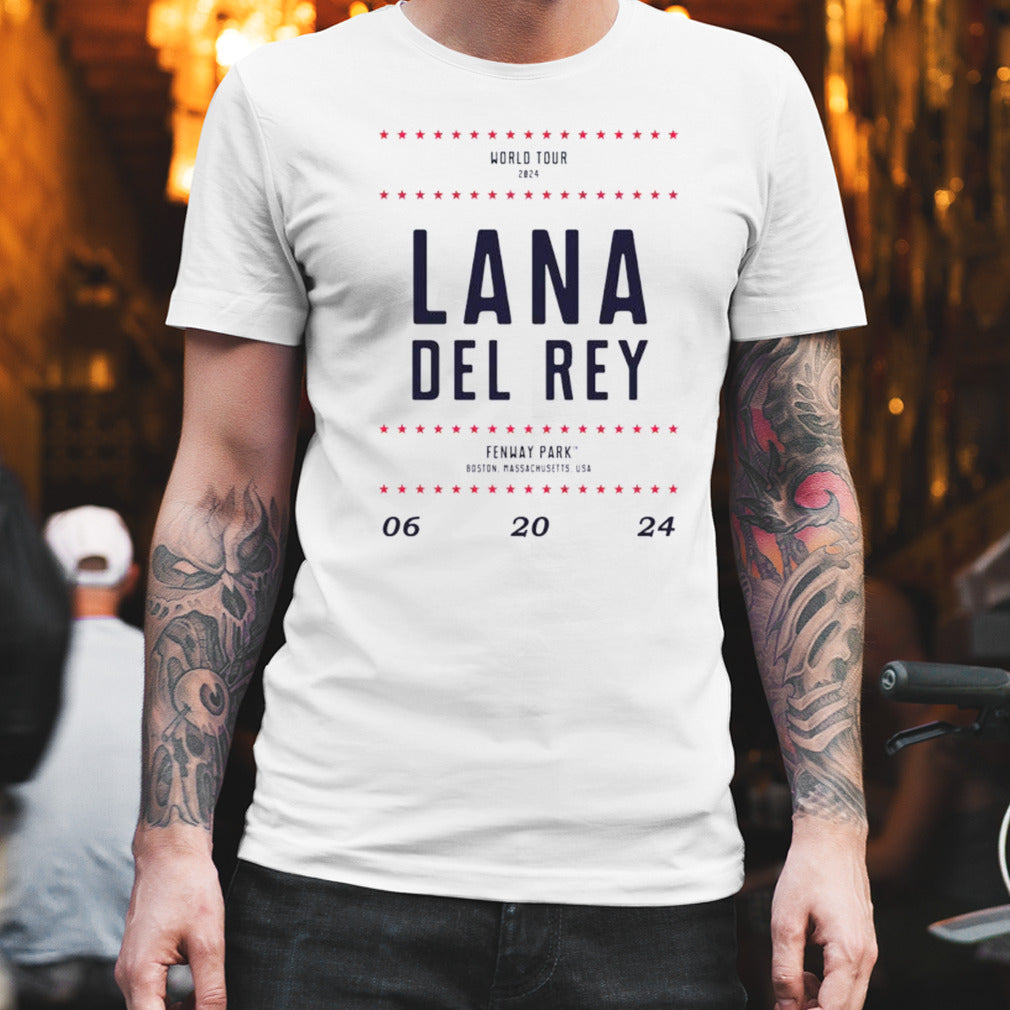 World Tour 2024 Lana Del Rey Fenway Park June 20 Boston Massachusetts shirt