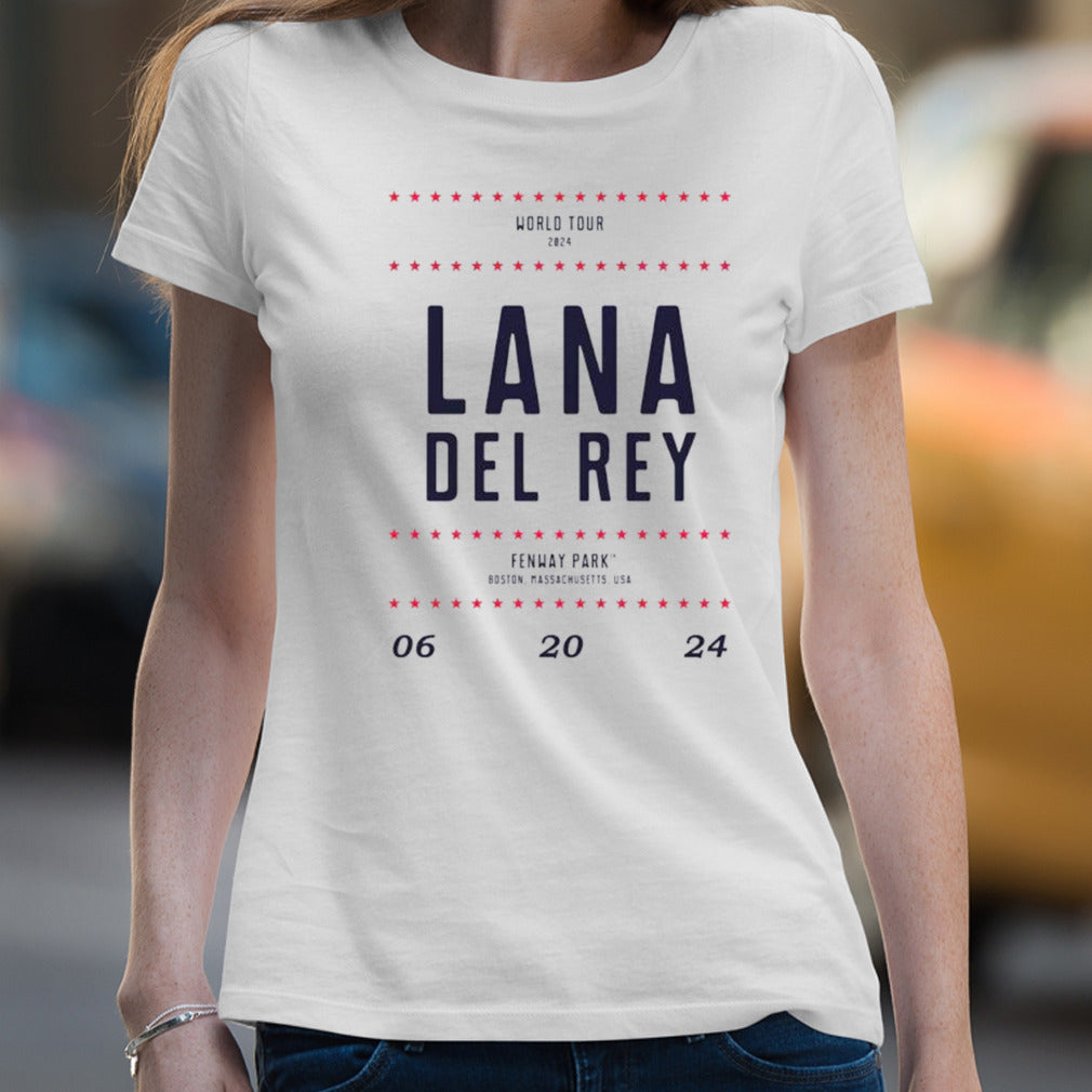 World Tour 2024 Lana Del Rey Fenway Park June 20 Boston Massachusetts shirt