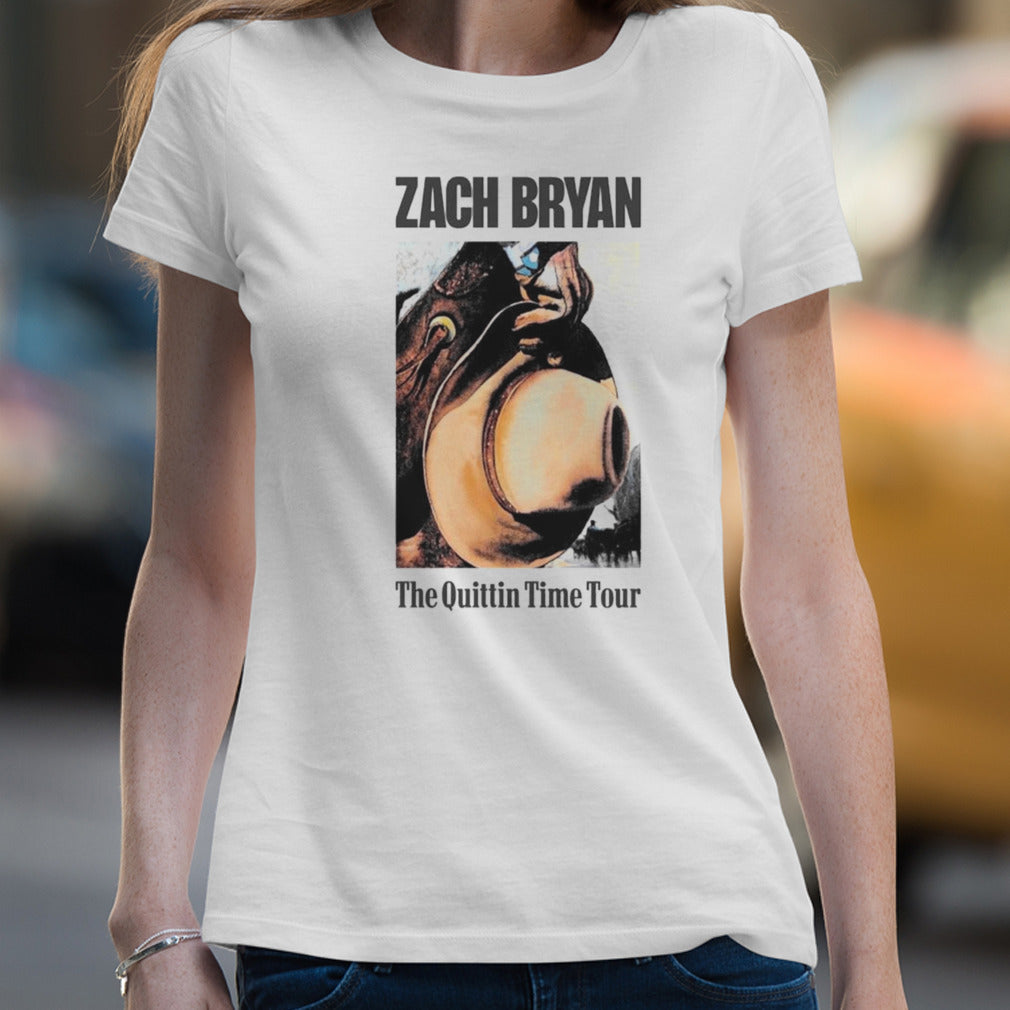 Zach Bryan Cowboy The Quittin Time Tour 2024 Shirt