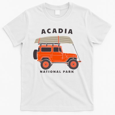 Acadia National Park Vintage Maine Souvenir Retro Gift T-Shirt