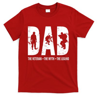 Dad The Veteran The Myth The Legend T-Shirt Hoodie, Sweatshirt | TeeSparky.com