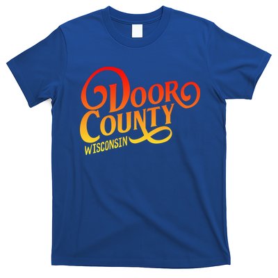 Door County Wisconsin Tourist Design Adults And Kids Souvenir Gift T-Shirt