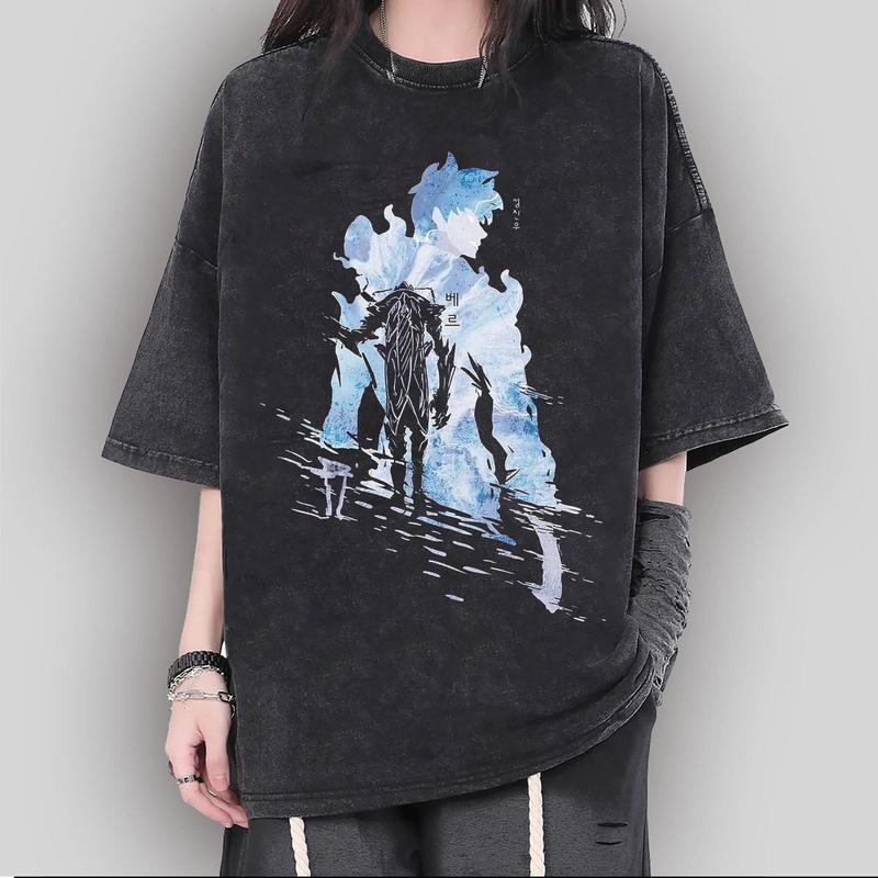 Solo Leveling Beru Shadow Shirt Solo Leveling Tshirt Sung Jinwoo Shirt Korean Guilds Manhwa Shirt Manga Shirt... (Image 1)