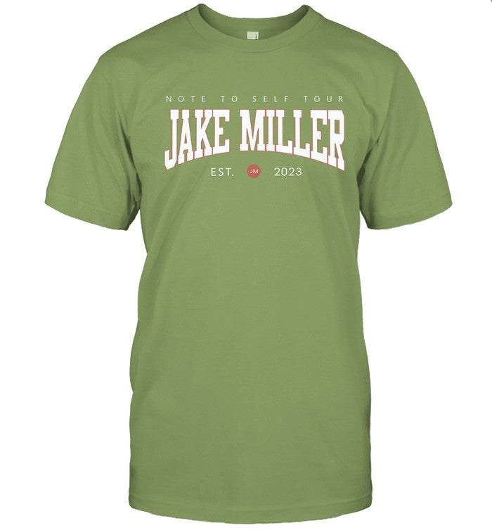 Jake Miller Note To Self Tour 2023 Shirt