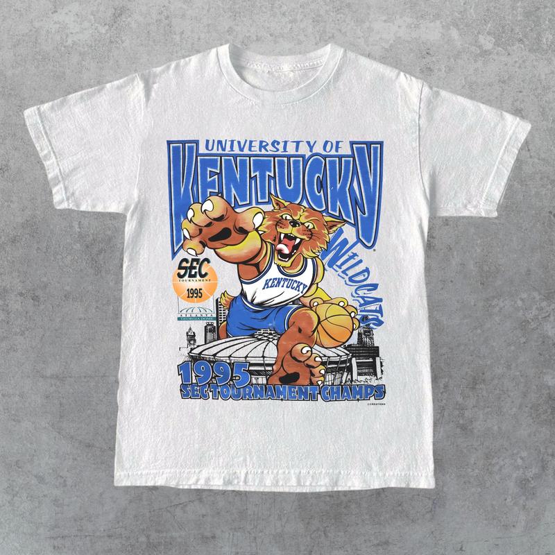 Vintage 1995 Kentucky Wildcats T-Shirt Classic Cotton, Full Color T-Shirt, Unisex T-Shirt, For Men, For Women, Gift for Her, Gift for Him, Gift for Fr