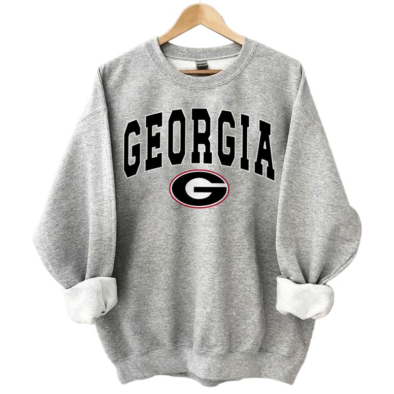 Georgia Bulldogs NCAA Football Vintage Shirts, Graphic University of Georgia NCAA Basketball Team Shirt, Gift Top Unisex Cotton Shirt For Sport Fan, Men, Women