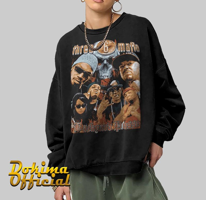 Vintage Live By Yo Rep T-Shirt - Three 6 Mafia Live By Yo Rep Album Shirts - Hip hop Band Sweatshirt, Hip hop Band, Band Hoodie, Mystic Stylez Sweater