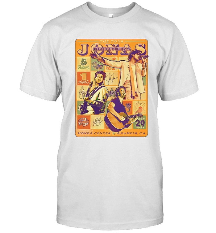 Jonas Brothers The Tour 2023 Anaheim T-Shirt